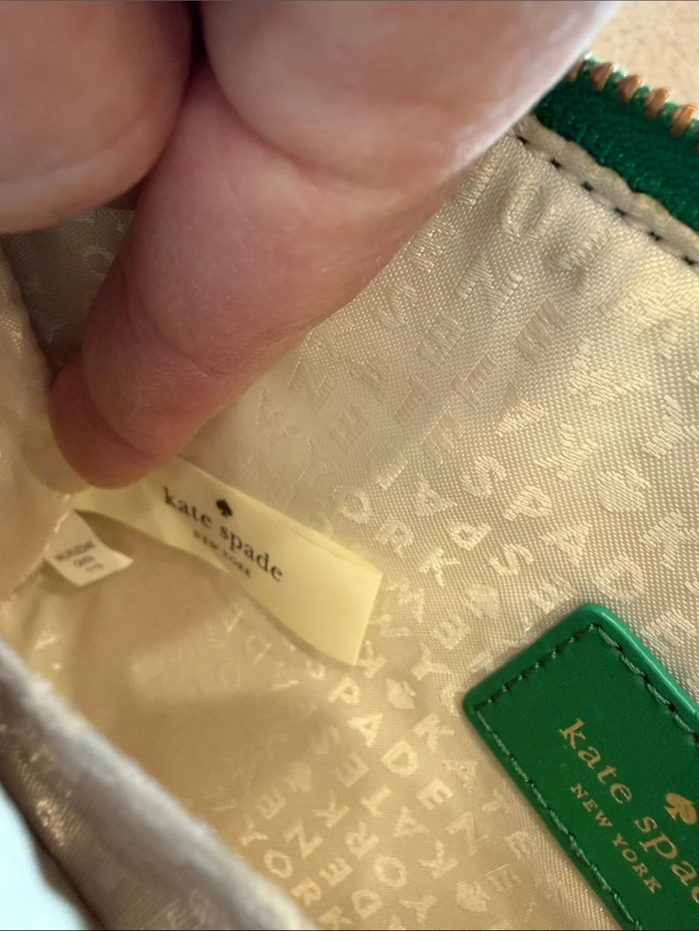 Kate Spade Green Floral Crossbody Bag/handbag